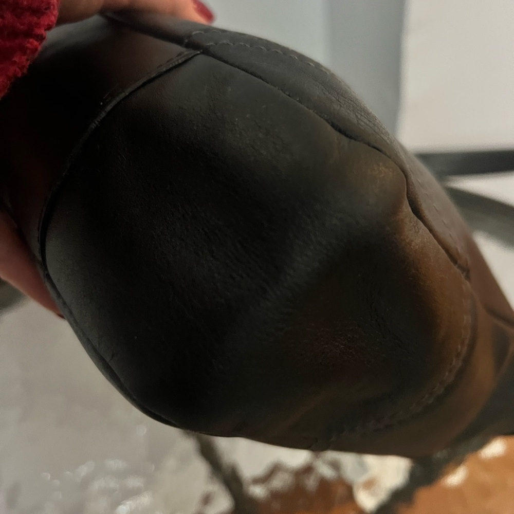 Vintage Coach Hamilton Black Leather Hobo Bag - Picture 11 of 13